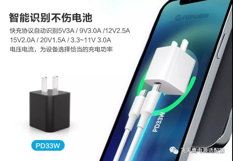 小身材大能量，飛天鷹33W氮化鎵充電器！